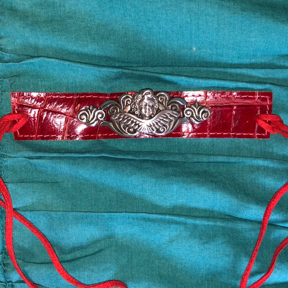 Wylee Leather Angel Bracelet